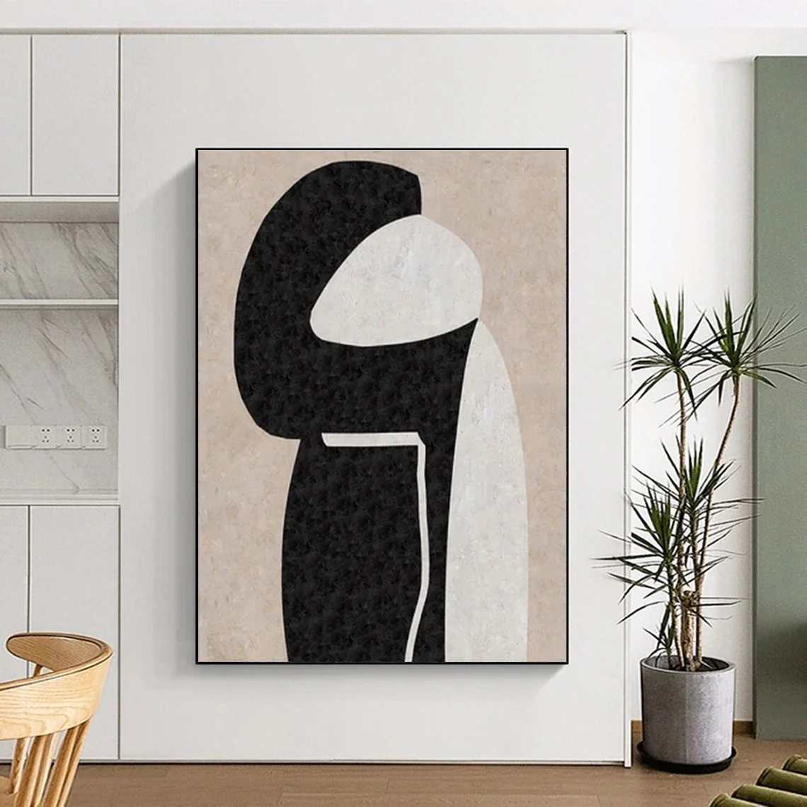 Organic_Beige_Abstract_Paintings_Abstract_Artwork_K34Z5 wall art